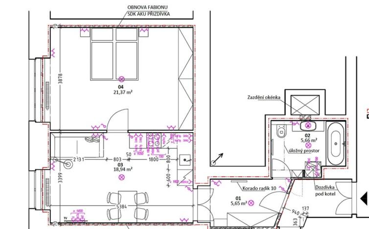 Prodej bytu 2+kk, Praha - Nové Město, Trojická, 51 m2