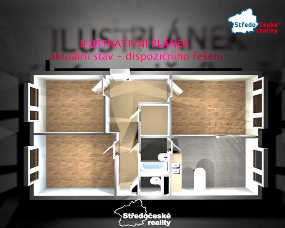 Prodej bytu 3+1, Praha - Strašnice, Nedvězská, 68 m2