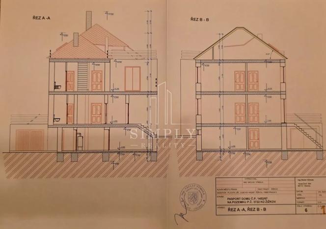 Prodej rodinného domu, Praha - Žižkov, Jilmová, 292 m2