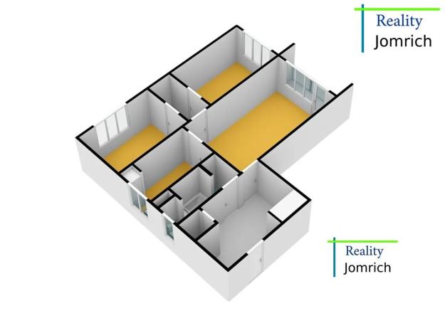 Pronájem bytu 3+1, Liberec, Dvorská, 60 m2