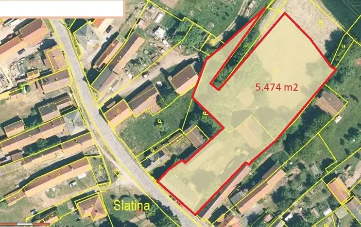 Prodej pozemku pro bydlení, Slatina, 5474 m2