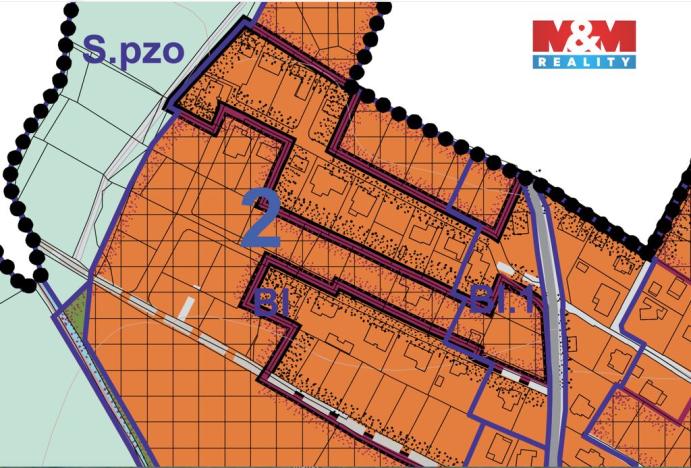 Prodej pozemku pro bydlení, Litoměřice, Jasmínová, 1038 m2