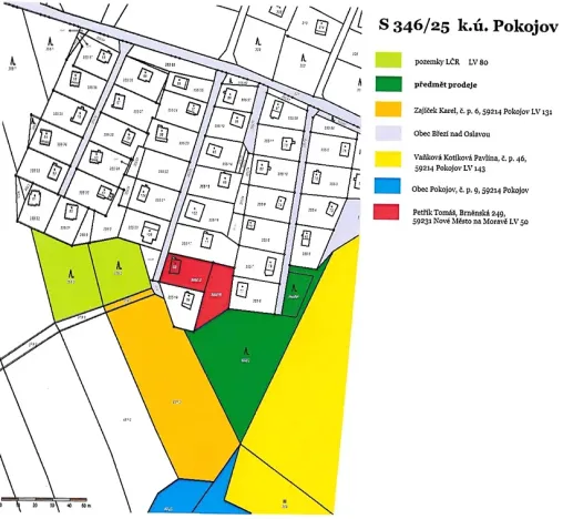 Prodej lesa, Pokojov, 3182 m2