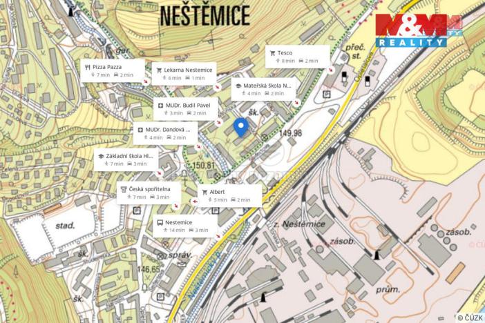 Pronájem bytu 2+1, Ústí nad Labem - Neštěmice, Mlýnská, 62 m2