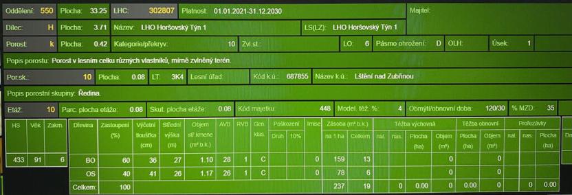 Prodej lesa, Blížejov - Lštění, 4152 m2