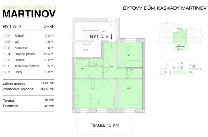 Pronájem bytu 3+kk, Ostrava, Dubová, 70 m2