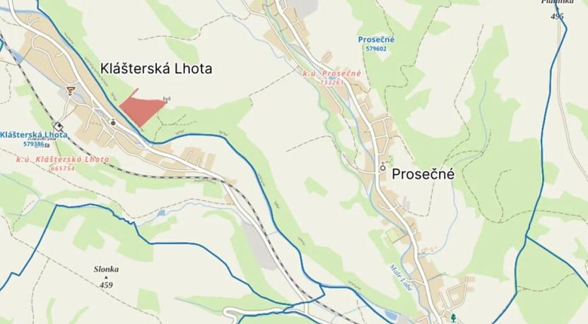 Prodej lesa, Prosečné, 33835 m2