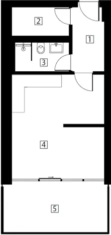 Prodej bytu 1+kk, Lipno nad Vltavou, 36 m2