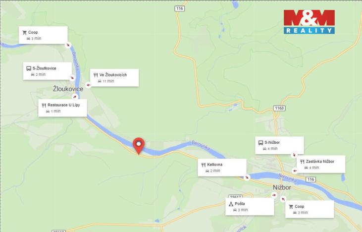 Prodej louky, Nižbor - Žloukovice, 1665 m2