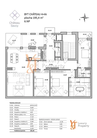 Prodej bytu 4+1, Praha, 195 m2