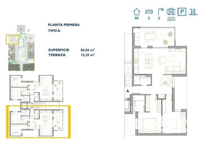 Prodej bytu 3+kk, San Pedro del Pinatar, Španělsko, 74 m2