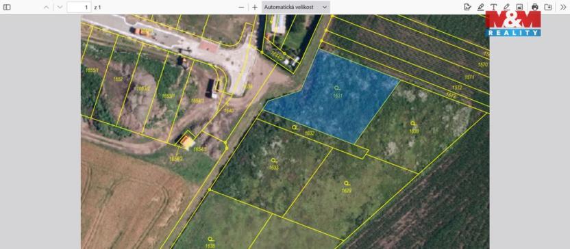 Prodej zahrady, Holubice, 4800 m2