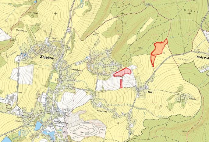 Prodej louky, Zaječov, 54884 m2