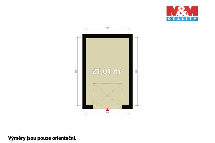 Prodej garáže, Stříbro, Americká, 21 m2