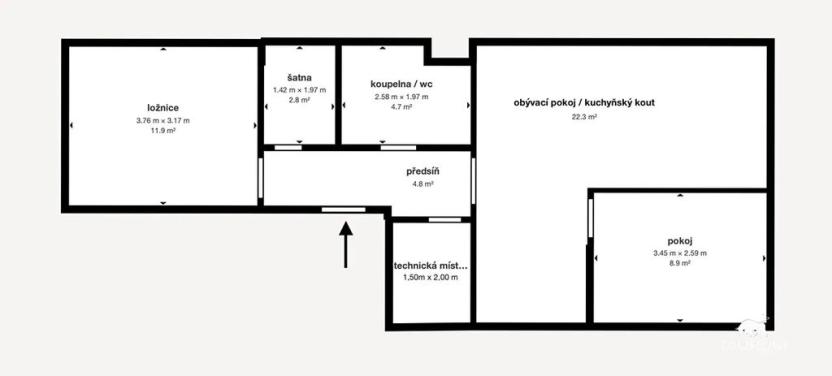 Prodej bytu 3+kk, Plzeň, K Dolovu, 63 m2
