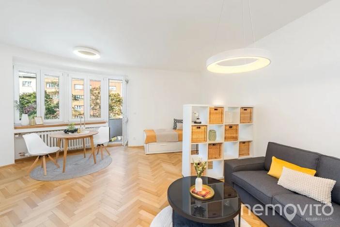 Prodej bytu 1+kk, Praha - Podolí, Na dolinách, 39 m2