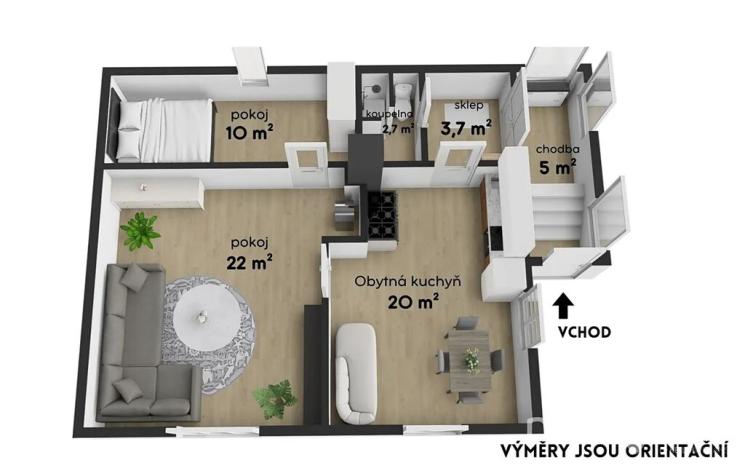 Prodej rodinného domu, Žitovlice, 121 m2