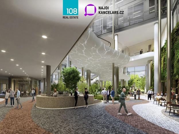 Pronájem kanceláře, Praha - Karlín, Karolinská, 1044 m2