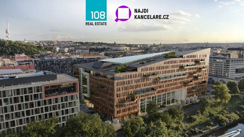 Pronájem kanceláře, Praha - Karlín, Karolinská, 2586 m2