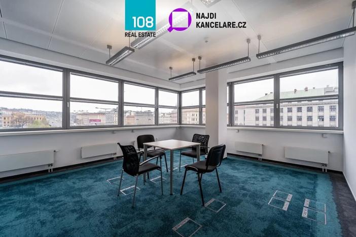 Pronájem kanceláře, Praha - Karlín, Ke Štvanici, 1300 m2