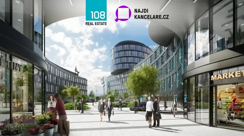 Pronájem kanceláře, Praha - Smíchov, Radlická, 563 m2