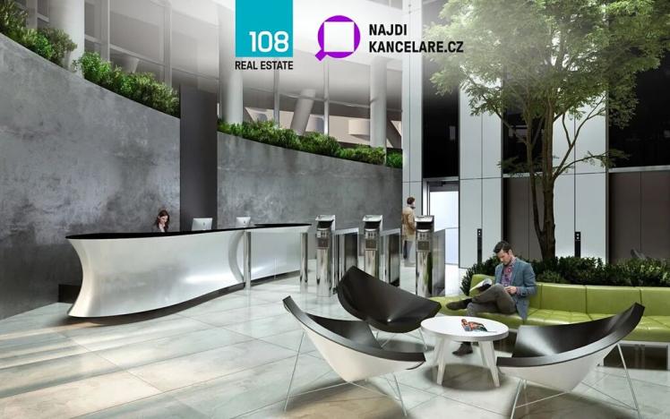 Pronájem kanceláře, Praha - Smíchov, Plzeňská, 387 m2