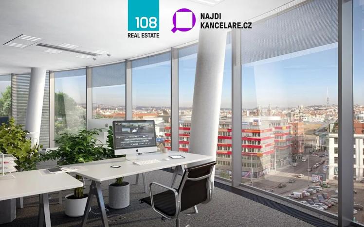Pronájem kanceláře, Praha - Smíchov, Plzeňská, 387 m2