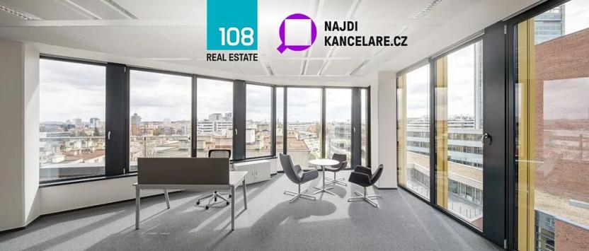 Pronájem kanceláře, Praha - Nusle, Pikrtova, 957 m2