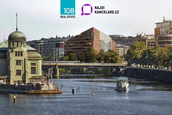 Pronájem kanceláře, Praha - Karlín, Karolinská, 1538 m2