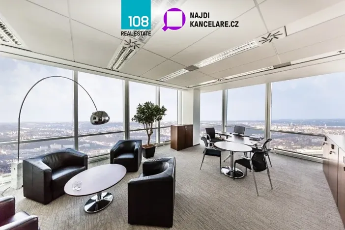 Pronájem kanceláře, Praha - Nusle, Hvězdova, 995 m2