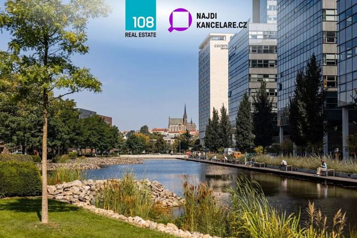 Pronájem kanceláře, Brno, Holandská, 936 m2