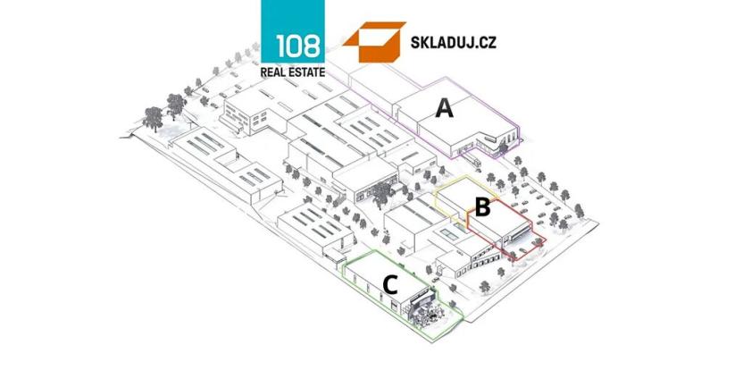 Pronájem skladu, Jinačovice, 600 m2