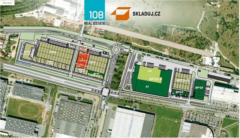 Pronájem skladu, Plzeň, Folmavská, 1000 m2