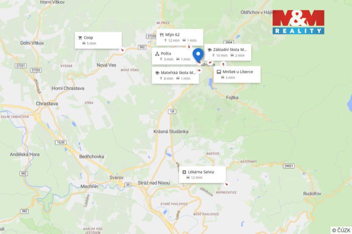 Pronájem bytu 1+kk, Mníšek, Frýdlantská, 35 m2