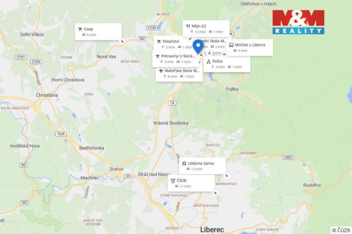 Pronájem bytu 2+kk, Mníšek, Frýdlantská, 40 m2