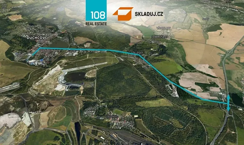 Prodej komerčního pozemku, Duchcov, Bílinská, 39558 m2