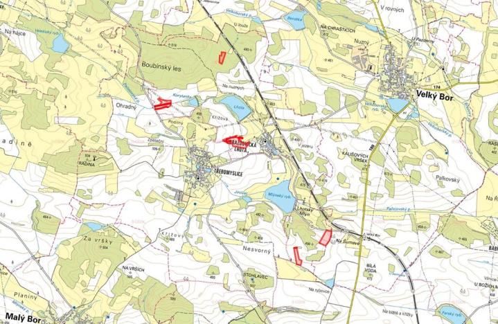 Prodej pole, Horažďovice, 74853 m2