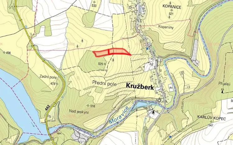 Prodej pole, Kružberk, 32712 m2