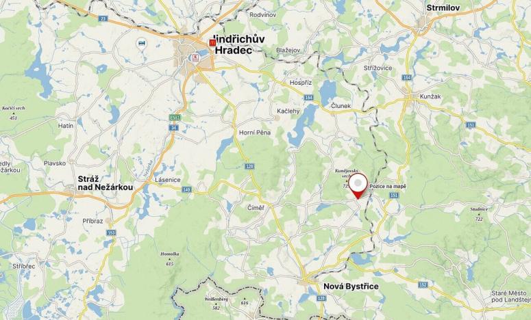 Prodej pozemku, Nová Bystřice - Senotín, 11798 m2