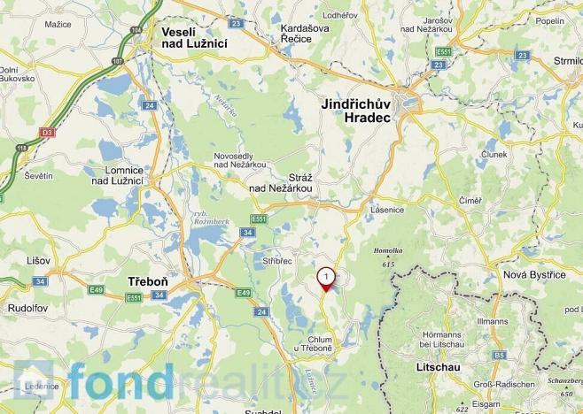 Prodej pozemku, Chlum u Třeboně - Žíteč, 3763 m2