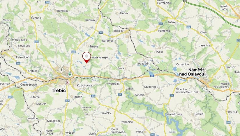 Prodej pozemku, Třebíč - Ptáčov, 132 m2