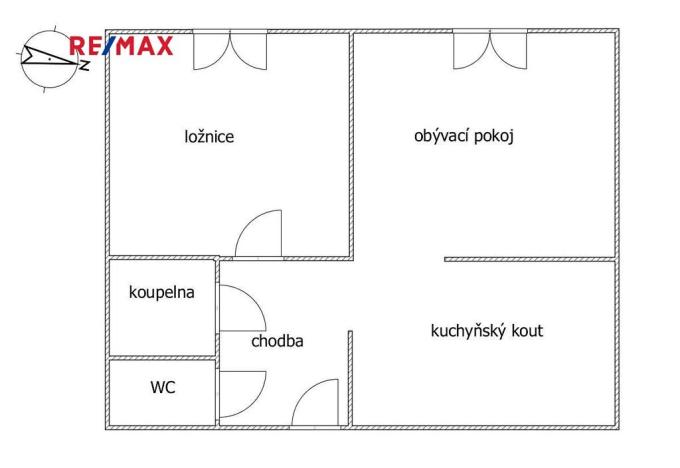 Pronájem bytu 2+kk, Kladno, Holandská, 40 m2