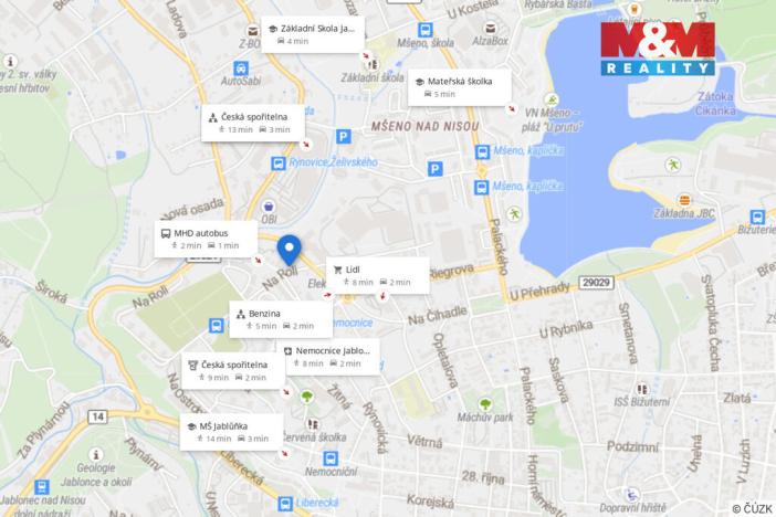 Prodej bytu 2+1, Jablonec nad Nisou, Na Roli, 41 m2