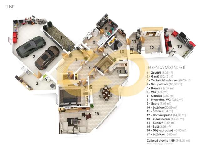 Prodej bytu 3+kk, Planá nad Lužnicí, Harrachova, 200 m2
