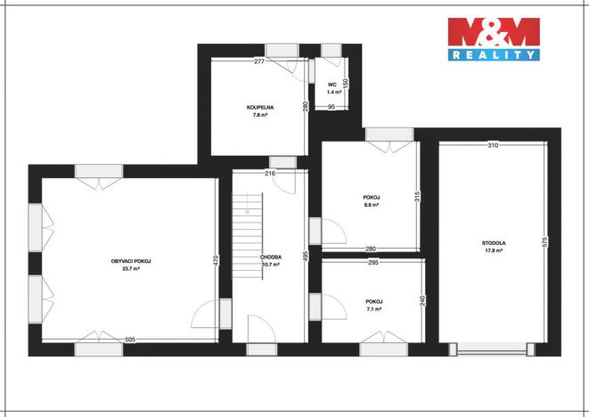 Prodej rodinného domu, Příkrý, 128 m2