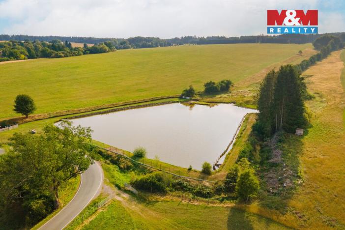 Prodej rybníku, Olbramov - Zádub, 6672 m2