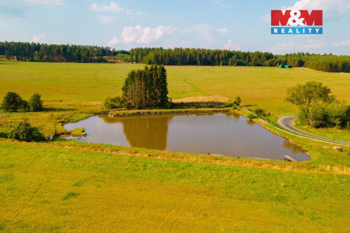 Prodej rybníku, Olbramov - Zádub, 6672 m2