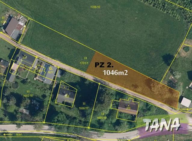Prodej pozemku pro bydlení, Borovnice, 1000 m2