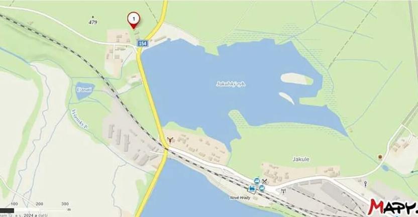 Prodej pozemku, Nové Hrady, 355 m2