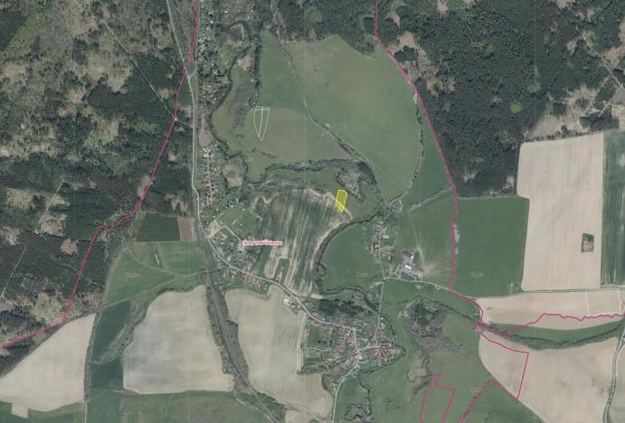 Prodej pole, Srby, 3100 m2